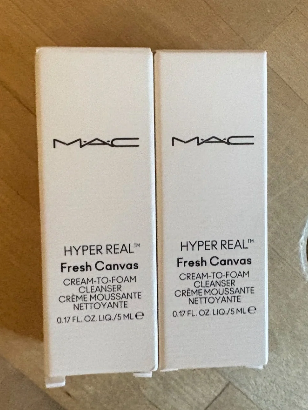 MAC Hyper Real Fresh Canvas Cleanser Mini Duo | NEW Travel Size